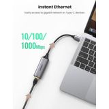 UGREEN USB-C naar Ethernet Adapter - 1.000 Mbps