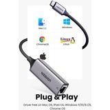 UGREEN USB-C naar Ethernet Adapter - 1.000 Mbps