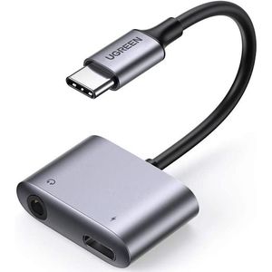 UGREEN 2-in-1 USB-C naar USB-C / 3.5 mm Jack Audio en Adapter met DAC