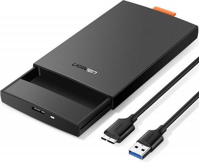 Ugreen - pocket - SSD / HDD schijfbehuizing 2.5 USB 3.0 SATA zwart - (CM237)
