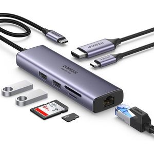 UGREEN Usb-C Multifunction Adapter With Ethernet Interface USB-Hubs - 7 - silber