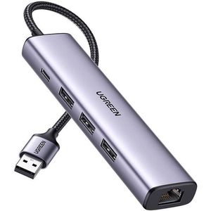 UGREEN 5-in-1 USB HUB met USB-A / USB-C / Ethernet voor Laptop/Macbook