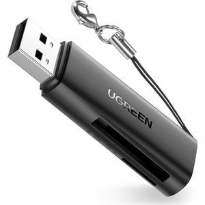 UGREEN - 2-in-1 Kaartlezer - Zwart - USB 3.0 - Voor SD en MicroSD