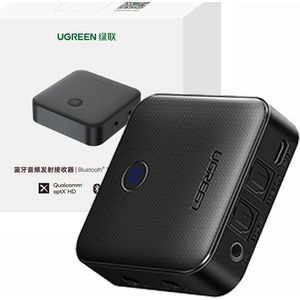 Ugreen - Bluetooth 5.0 AptX HD Audio Ontvanger Zender - Zwart - Audio-adapters