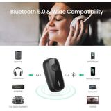UGREEN - Bluetooth 5.0 Audio Receiver - 3.5mm Jack Adapter - Zwart - Microfoon - 10 Uur Batterij