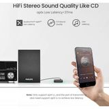 UGREEN - Bluetooth 5.0 Audio Receiver - 3.5mm Jack Adapter - Zwart - Microfoon - 10 Uur Batterij