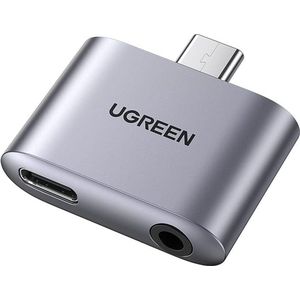 UGREEN Splitter USB-C naar USB-C PD & QC en 3.5mm Jack Headset Adapter
