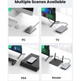 UGREEN - Externe USB 3.1 Behuizing - Aluminium - Voor 2,5 Inch SATA HDD/SSD