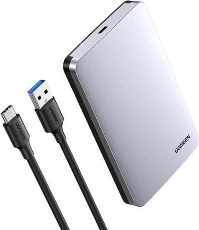 UGREEN - Externe USB 3.1 Behuizing - Aluminium - Voor 2,5 Inch SATA HDD/SSD