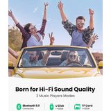 UGREEN Bluetooth 5.0 Muziek FM Transmitter en 1x USB-C & 2x USB-A Dubbele USB Poort Autolader Zwart