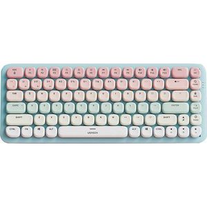 UGREEN toetsenbord draadloos mechanisch toetsenbord KU101 BT (roze-blauw)