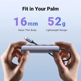 UGREEN - 9 in 1 USB C Dockingstation - Zwart - Aluminium