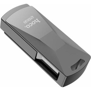 Hoco Wisdom UD5 USB 3.0 Stick 128GB Metaalachtig Grijs