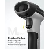 Inateck - BCST-70 - Draadloze Bluetooth Barcode Scanner - Zwart - Hoogwaardige Detectiesnelheid