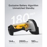 Inateck - BCST-70 - Draadloze Bluetooth Barcode Scanner - Zwart - Hoogwaardige Detectiesnelheid