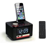 Homtime - B11Pro - Alarm Clock - Bluetooth Speaker - Zwart - Plastic