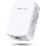 MERCUSYS ME10 Wifi-repeater, netwerkextender, draadloos, 300 Mbps versterker, WPS-knop, Play en Plug, LED-signaalindicator, eenvoudige installatie, C-compatibel, meerkleurig