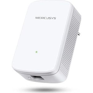 MERCUSYS ME10 WLAN-repeater, netwerkextender, draadloze versterker 300 Mbps, WPS-knop, play en stekker, LED-display, eenvoudige configuratie, compatibel C, meerkleurig