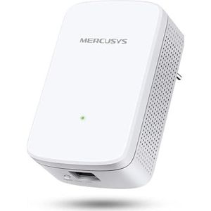 MERCUSYS ME10 Wifi-repeater, netwerkextender, draadloos, 300 Mbps versterker, WPS-knop, Play en Plug, LED-signaalindicator, eenvoudige installatie, C-compatibel, meerkleurig