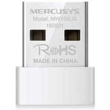 Mercusys - N150 - Wifi Nano USB Adapter - Wit - USB 2.0 - 1 Antenne Intern