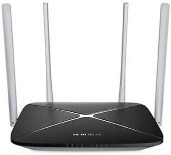 Mercusys Router AC12 - Zwart - Wi-Fi - 9V - RJ45/Ethernet LAN