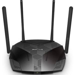 Mercusys MR70X draadloze router Gigabit Ethernet Dual-band (2.4 GHz / 5 GHz) Zwart