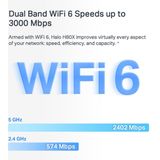 Mercusys - Halo H80X - Wifi-toegangspunt - Wit - 2-pack