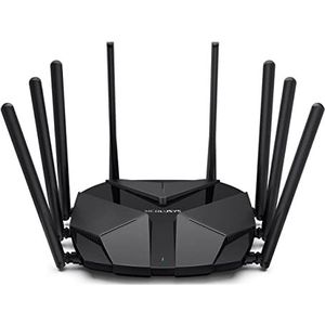 MR90X - WiFi 6 Router - Zwart - 6000 Mbps - Quad-Core Processor