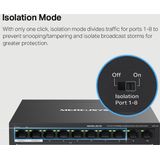 Mercusys - MS110P - Switch - 10 Poorten - Power over Ethernet