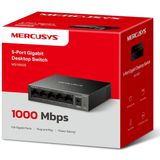 Mercusys - MS150GS - Netwerkschakelaar - Wit - 5 Poorten - Gigabit