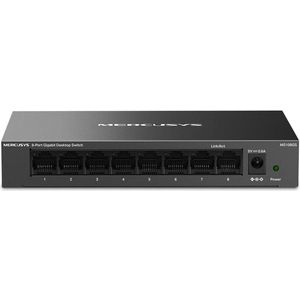Mercusys - MS108G - Switch - Zwart - Niet-beheerd - 8 Poorten - Gigabit Ethernet