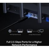 Mercusys - MR47BE - Router - Zwart - 9300 Mbit/s - Wi-Fi 7