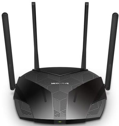 Mercusys - MR3000X - Router - Zwart - Wi-Fi 6 - AX3000 Dual-Band