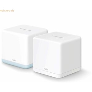 Mercusys - Halo H1200G - Home Mesh WiFi-systeem - 2-pack - Dualband tot 1.200 Mbit/s