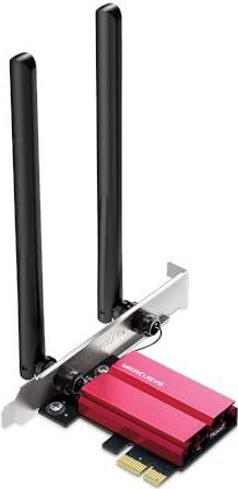 Mercusys - MA86XE - Wifi 6 PCI-e Draadloze Adapter - Zwart - 802.11ax