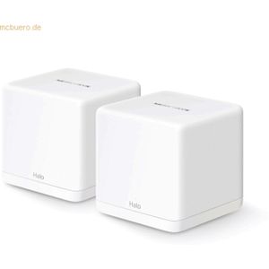 Mercusys - Halo H1500X - Wifi 6 Mesh Set - Wit - 2 Klemmen