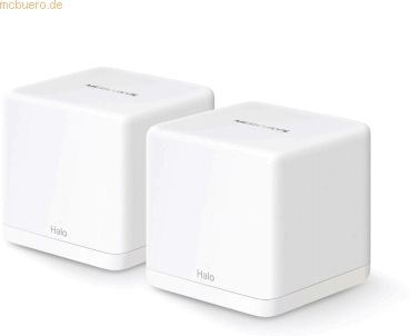 Mercusys - Halo H1500X - Wifi 6 Mesh Set - Wit - 2 Klemmen