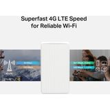 Mercusys MB130-4G - Router - Wit - 4G LTE - AC1200