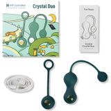MAGIC MOTION - Crystal Duo Smart - Bekkenbodem trainer - Vaginale Balletjes - Met App