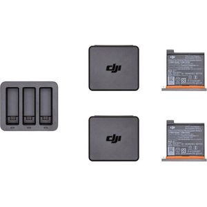 DJI - Osmo Action - Acculaadstation - Zwart - Laadt Tot Drie Accu's