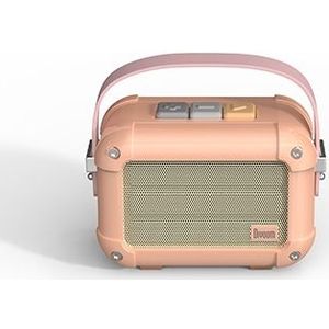 Divoom Macchiato - 6W Vintage Bluetooth-luidspreker - Royal Pink