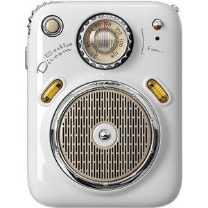 Divoom Kevers-FM garsiakalbis baltas (2020561222273221109) (5 h, Werkt op batterijen), Bluetooth luidspreker, Wit