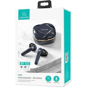 Usams - Bhusd02 - Draadloze Oordopjes - Zwart - Bluetooth 5.0