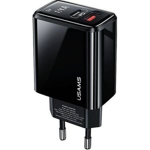 USAMS Charger US-CC133 1x USB-A 1x USB-C 3.4 A (CC133TC01)