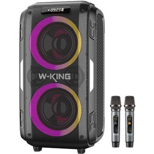 W-KING draadloos Bluetooth luidspreker T9 Pro 120W (zwart)