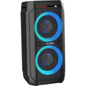 W-KING T11 - Bluetooth Luidspreker - Zwart - 100W - Waterdicht IPX6