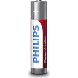 Philips - Power Alkaline - AAA Batterijen - 4 Stuks