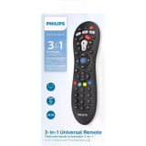 PHILIPS - Universele Afstandsbediening - SRP3013/10 - 3-in-1 - Leer Functie - Ruime IR-Code Bibliotheek - Smart TV