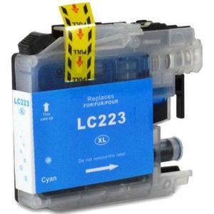 123inkt - LC-223C - Inktcartridge - Cyaan - Inhoud: 9 ml