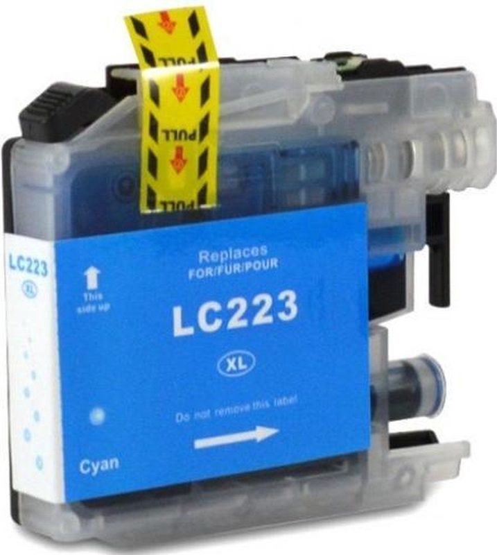123inkt - LC-223C - Inktcartridge - Cyaan - Inhoud: 9 ml